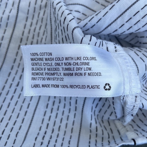 A new day tie front sleeveless button down shirt nwt - Picture 5 of 5